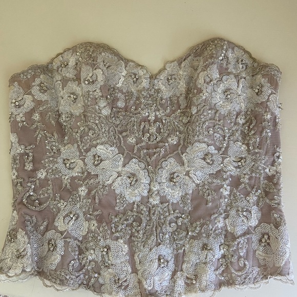 BHLDN purchased Swarovski beaded corset- worn once - Picture 4 of 8